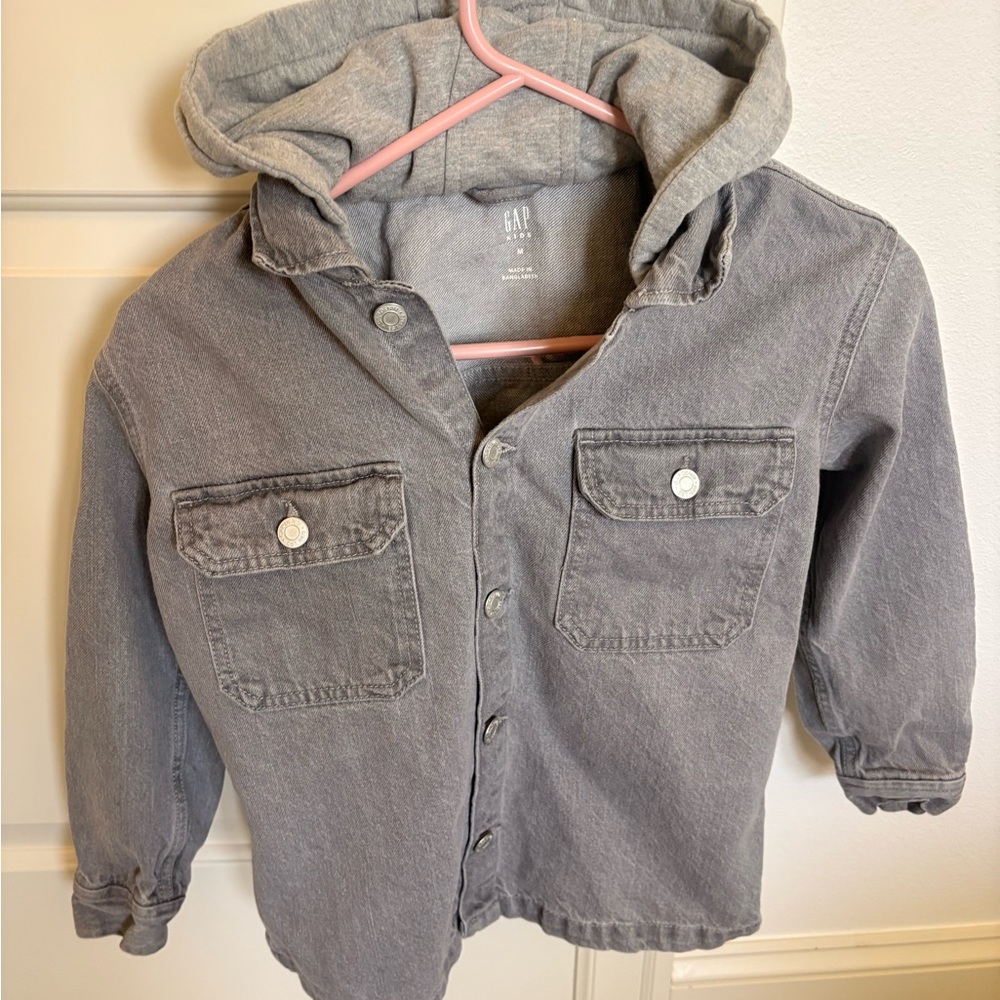 Gap grey jean jacket boys M